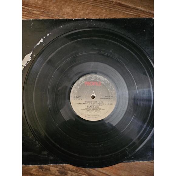 RUN-DMC - It's Like That | Sucker M.C.'S, 1983 Profile Records 12” DJ well used - Picture 4 of 4